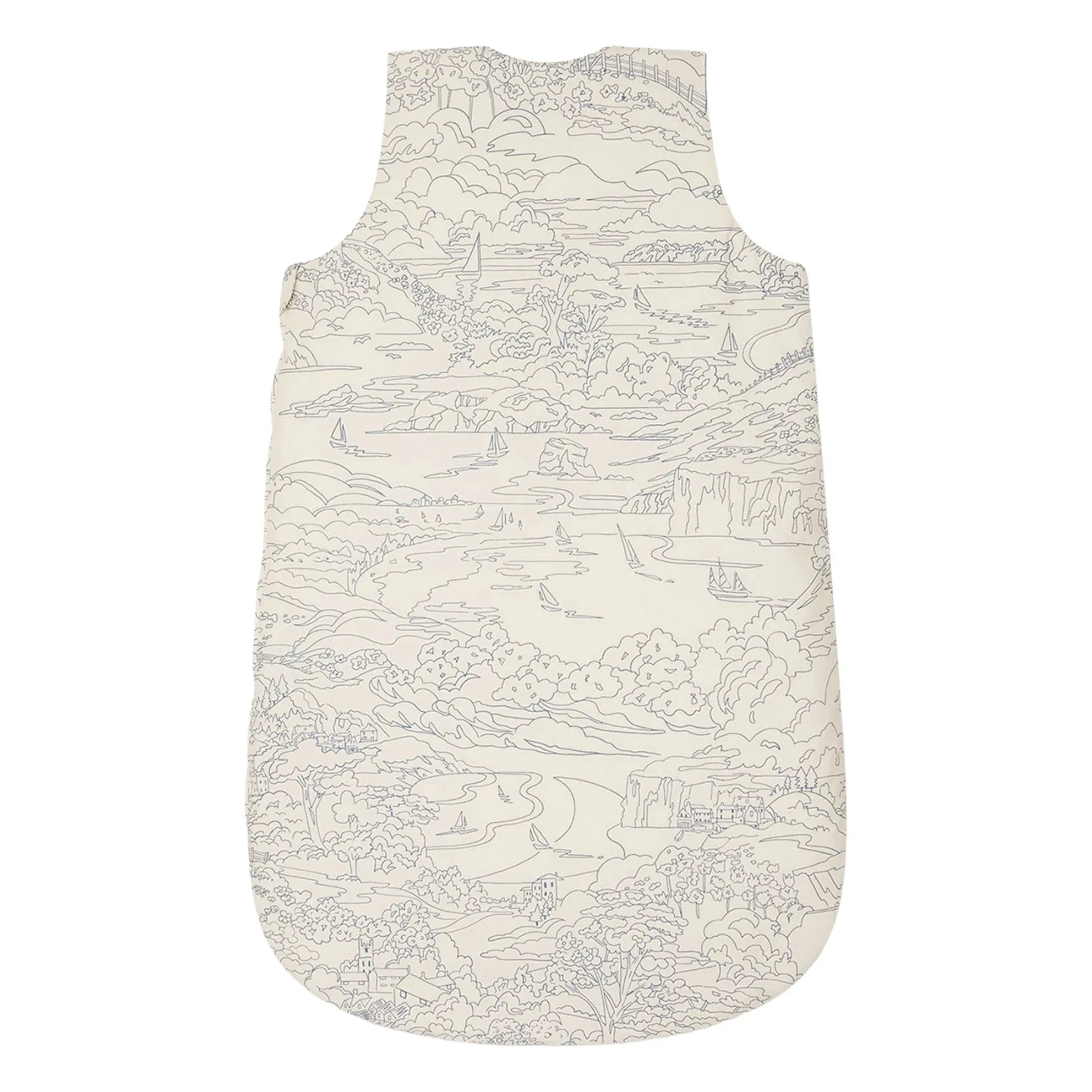 Bonpoint - Joujou Paysage Organik Pamuk uyku tulumu | Ekru