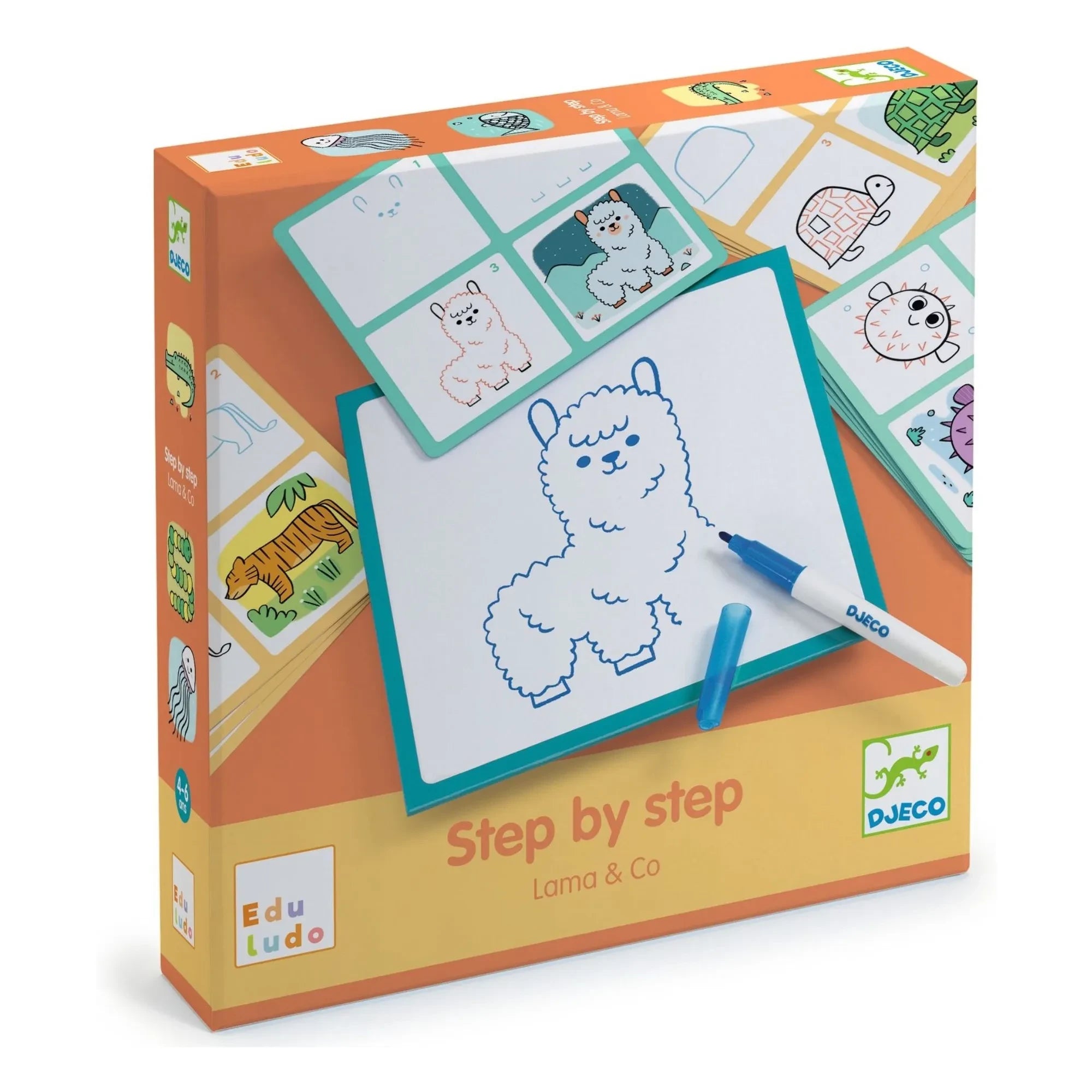 Djeco - Learn to draw with Lama &amp; Co