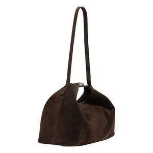 BY FAR - Bea Suede Bag | Brown