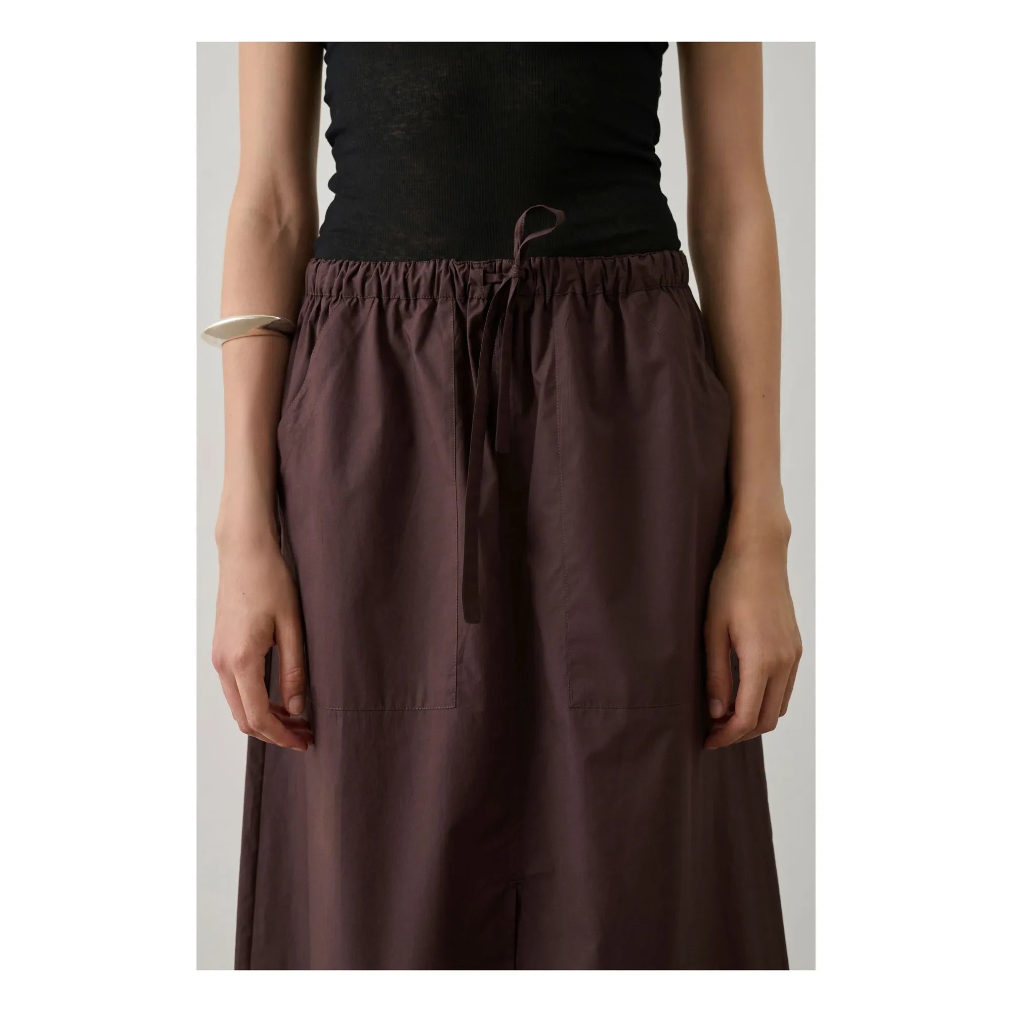 Soeur - Falda de algodón Agadir | Burdeos