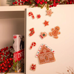 Legami - Conjunto de Calcomanías de Gel para Ventanas - Window-Glow - Pequeño - Santa Claus