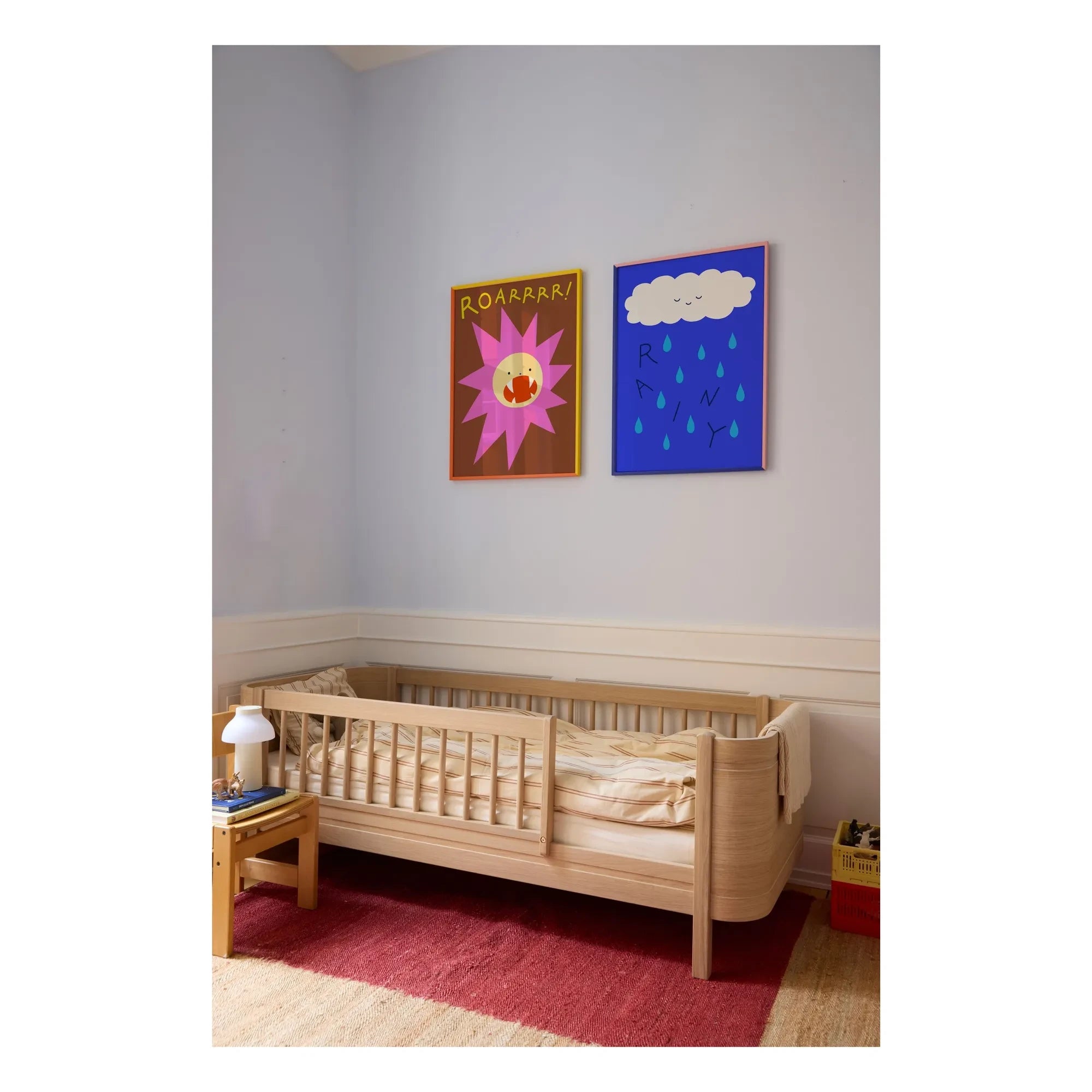 Mado - Rainy Poster | Blau