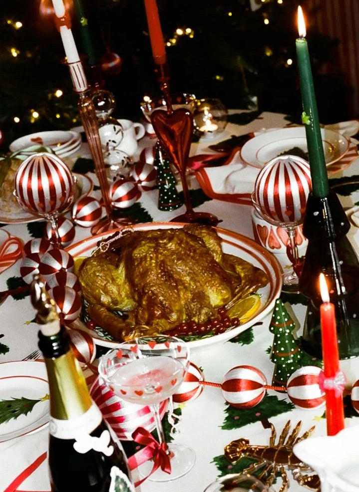 Anna + Nina - Noel Yıldızı Mumlar - 2'li Set | Yeşil