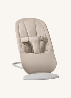 BabyBjörn - Begin Wippe - Weich gebürsteter Webstoff, Sandgrau | Sandgrau