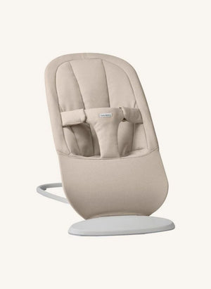 BabyBjörn - Begin Wippe - Weich gebürsteter Webstoff, Sandgrau | Sandgrau