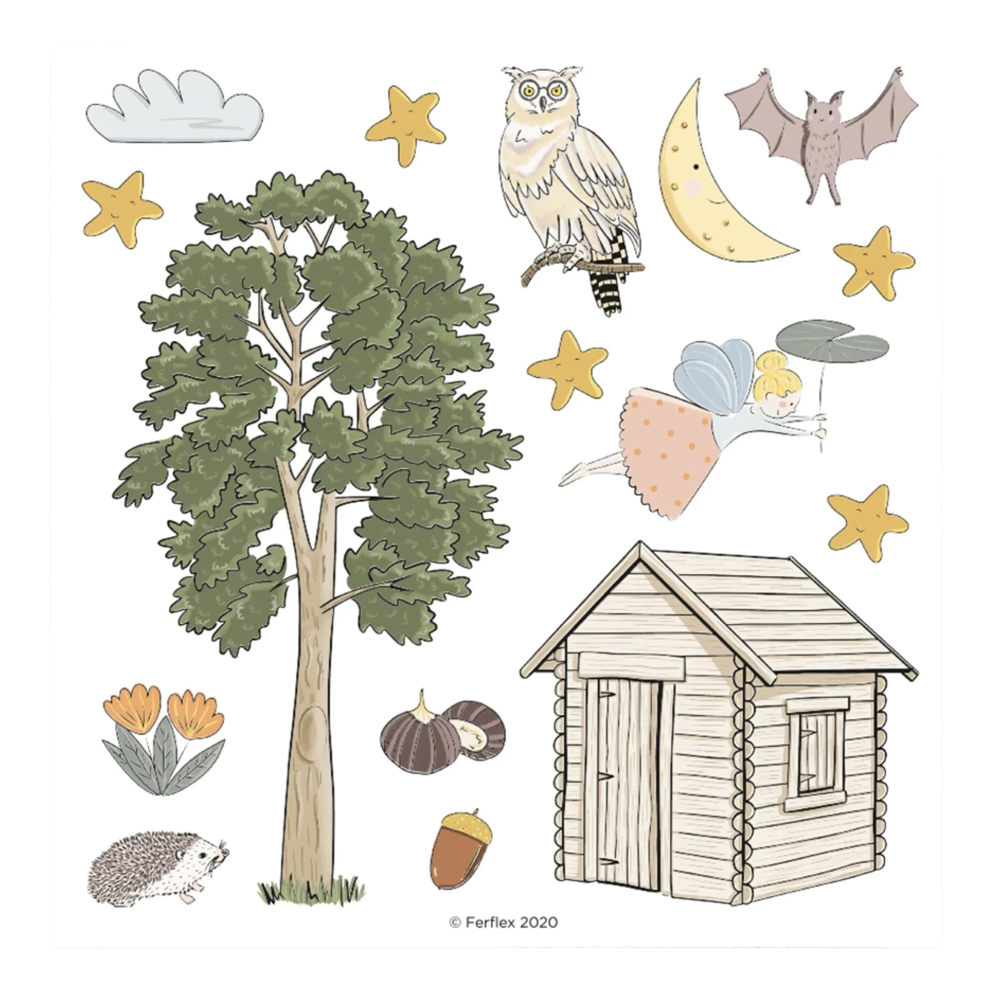 Ferflex - Forest Magnets - Set of 54
