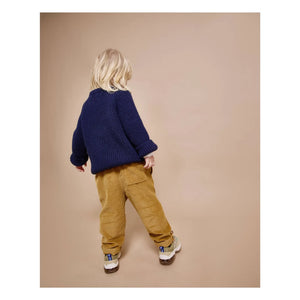 Búho - Pantalón de Terciopelo para Niña | Mostaza