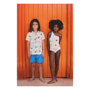 Pepita & Me - Marea Beach Asimetrik Mayo | Ecru