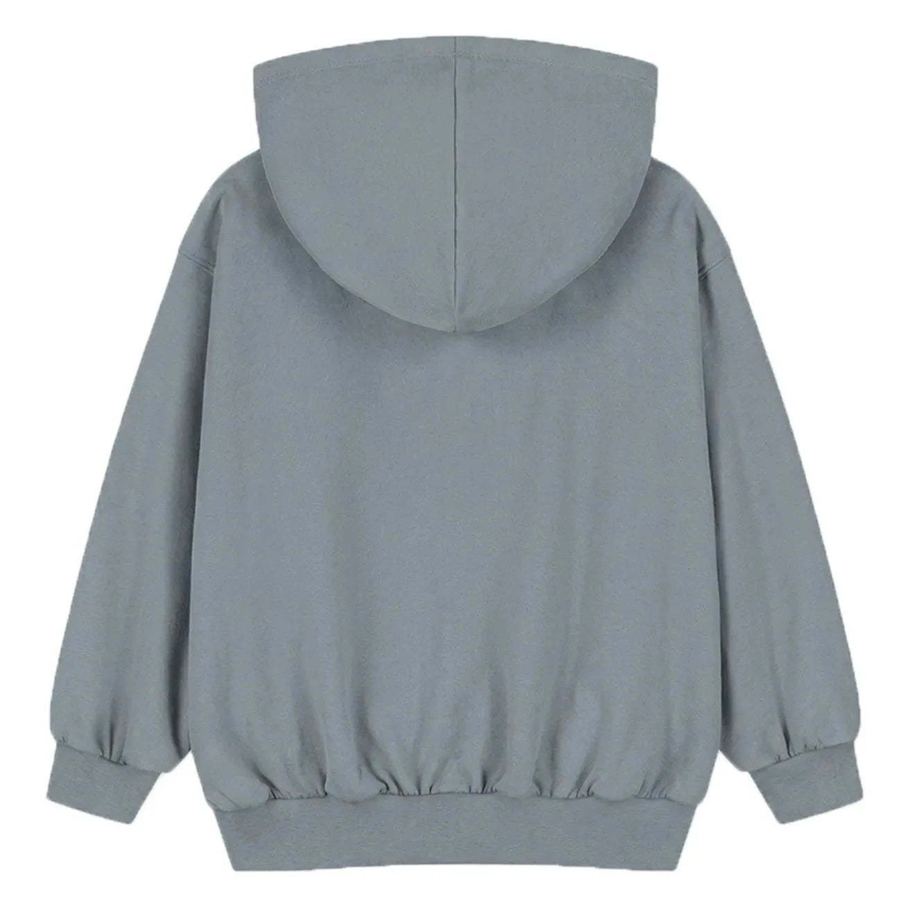 Gray Label - Sudadera orgánica de algodón con cremallera | Gris