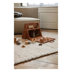 Ferm Living Kids – Geflochtenes Rattan-Haus