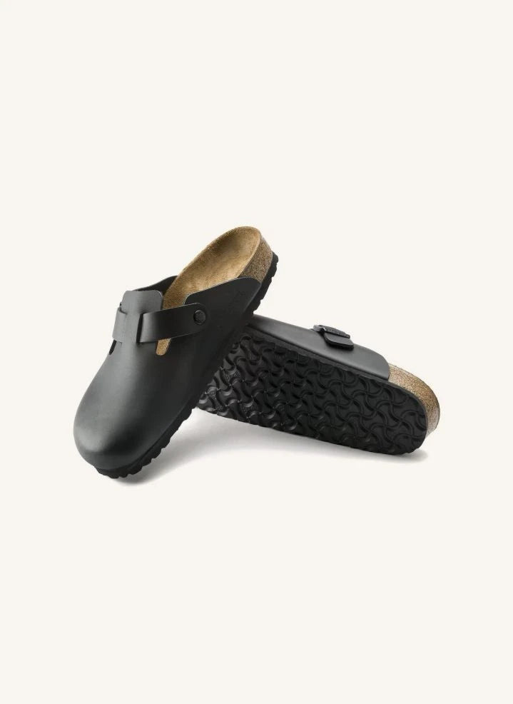 BIRKENSTOCK - Δερμάτινα τσόκαρα Boston