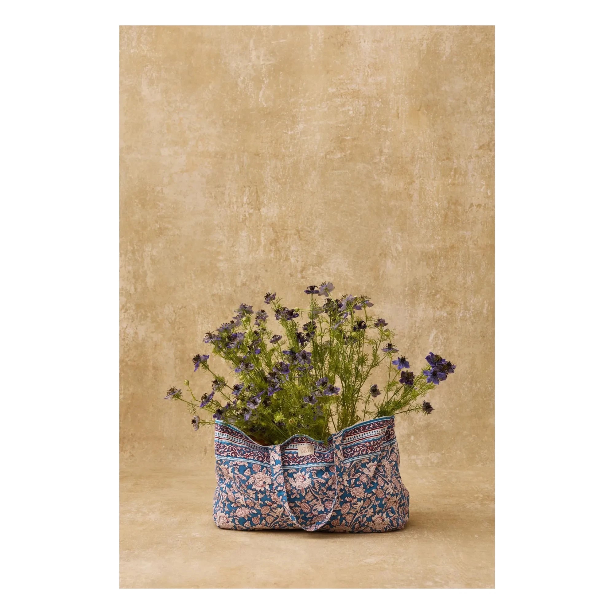 Louise Misha - Beverly Coton Tote Çanta | Açık mavi