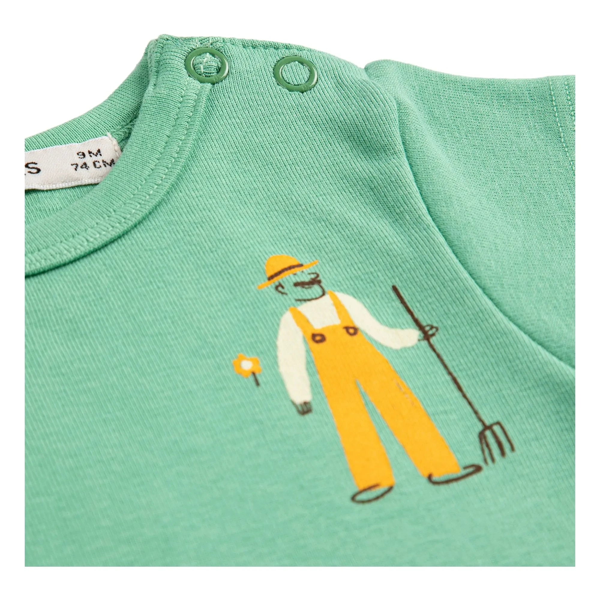 Bobo Choses - Organic Cotton Body Cow | Green