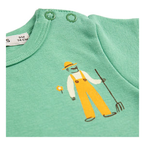 Bobo Choses - Organic Cotton Body Cow | Green