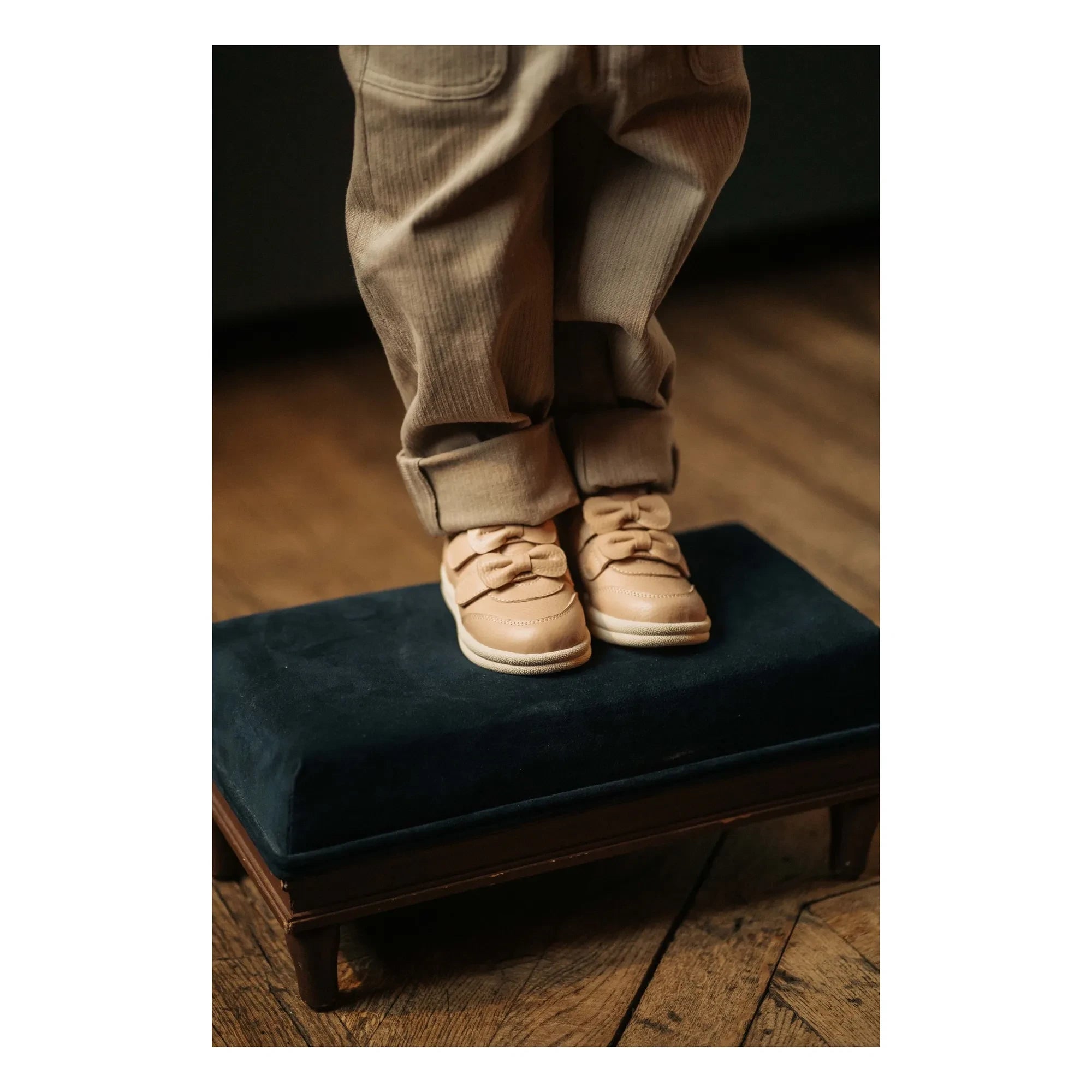 Donsje - Zoena Çizgili Sneakers | Pembe