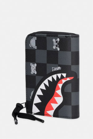 Sprayground - Siyah Suni Deri Cüzdan 910W8917NSZ