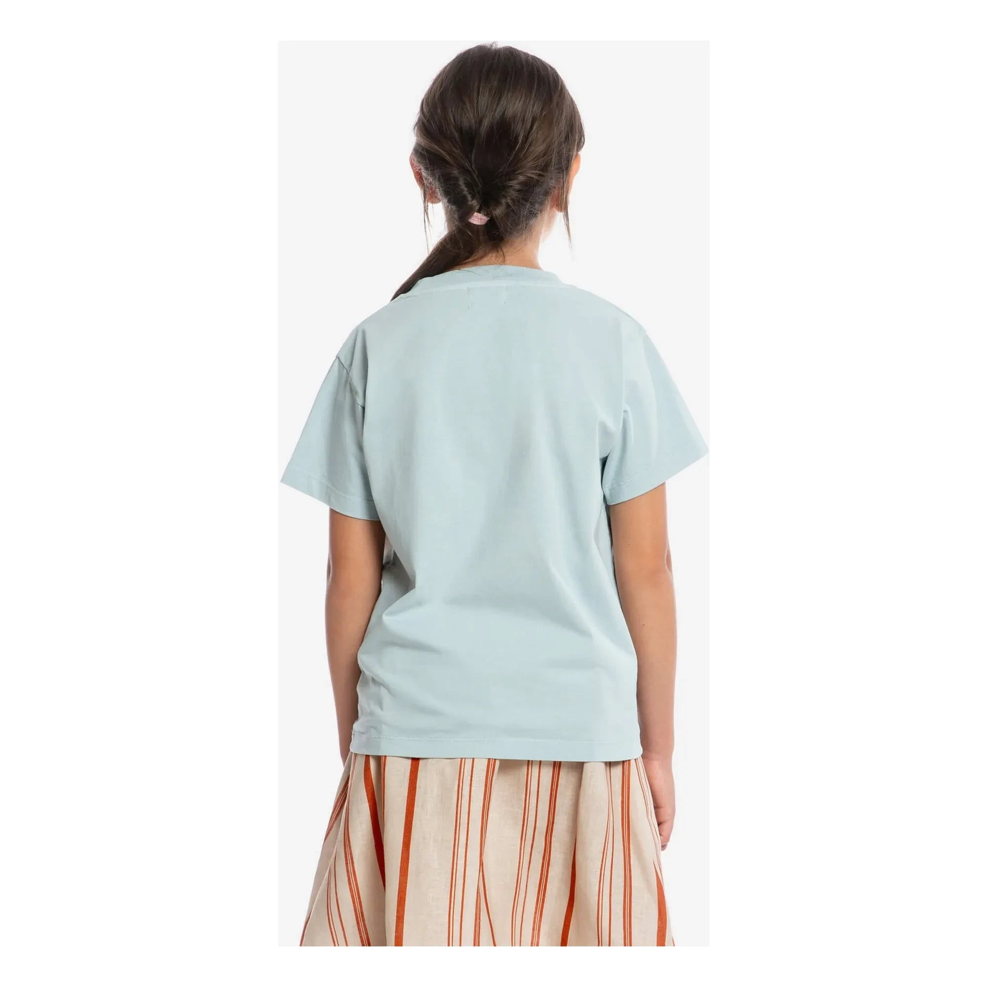 Matona - Sommerliches Uni T-Shirt Bio-Baumwolle | Hellblau