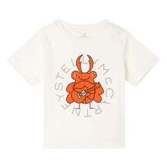 Stella McCartney Kids - Insect T-shirt Organik pamuk | Fildişi