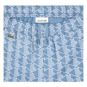 Lacoste - Monogramlı Geri Dönüştürülmüş Elyaf Ceket ve Eşofman Altı Seti | Açık Mavi