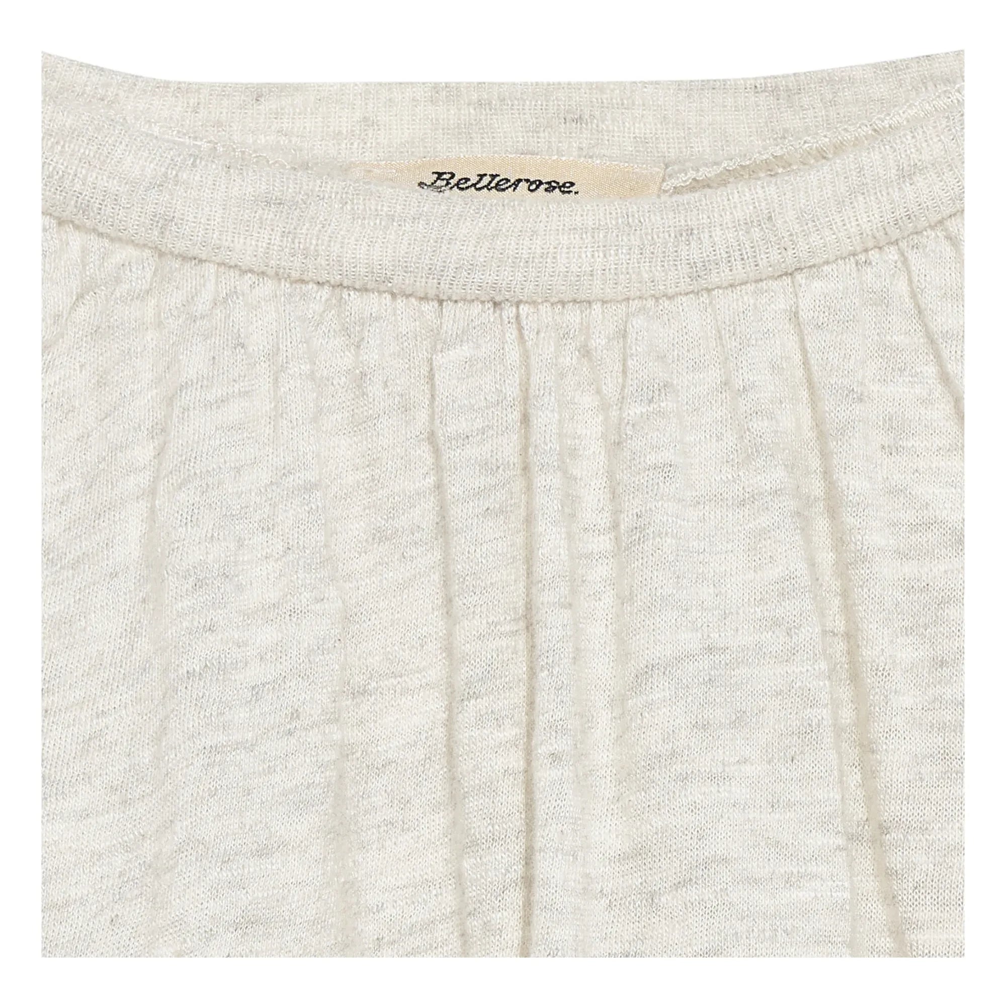 Bellerose - Molly Uzun Kollu Tişört | Gri Melanj