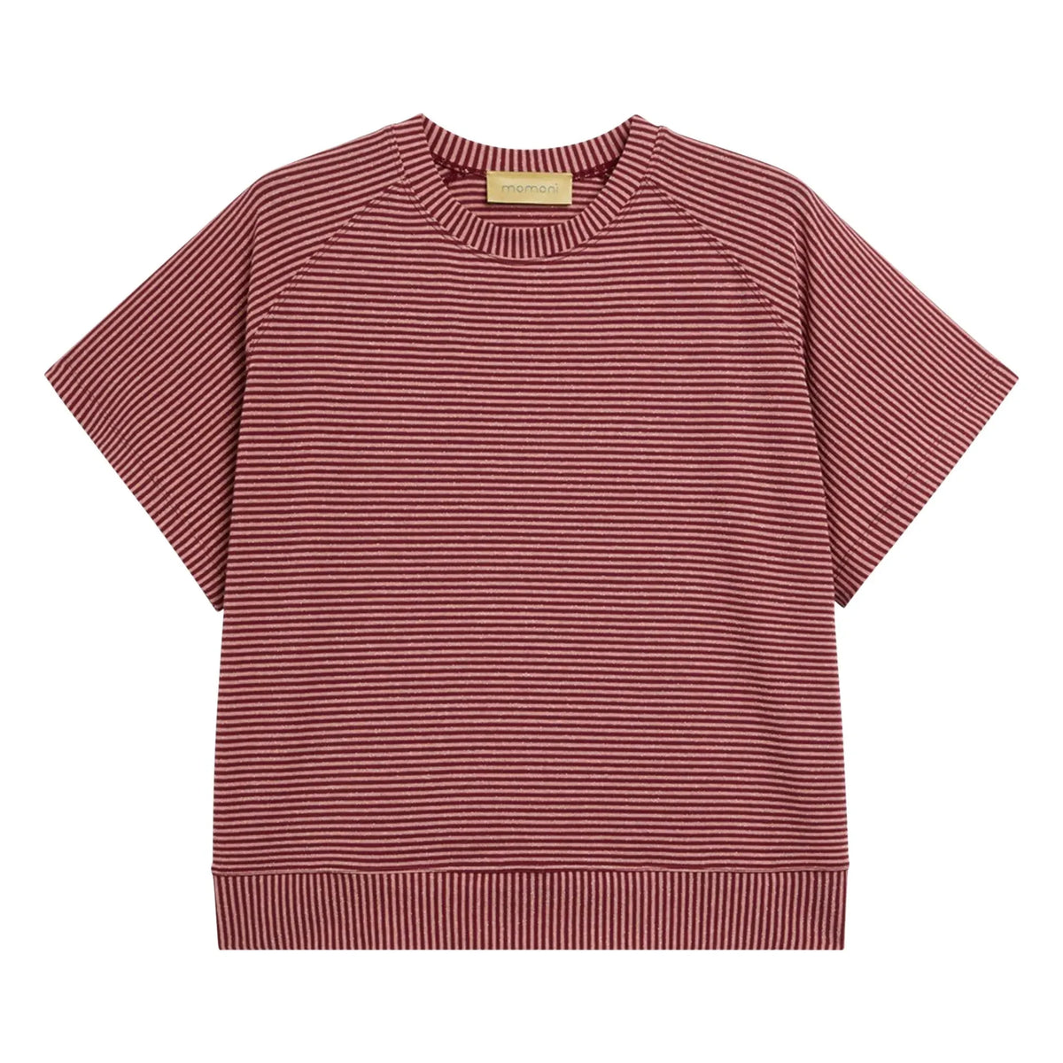 Momoni - Nashoba Striped T-Shirt | Red