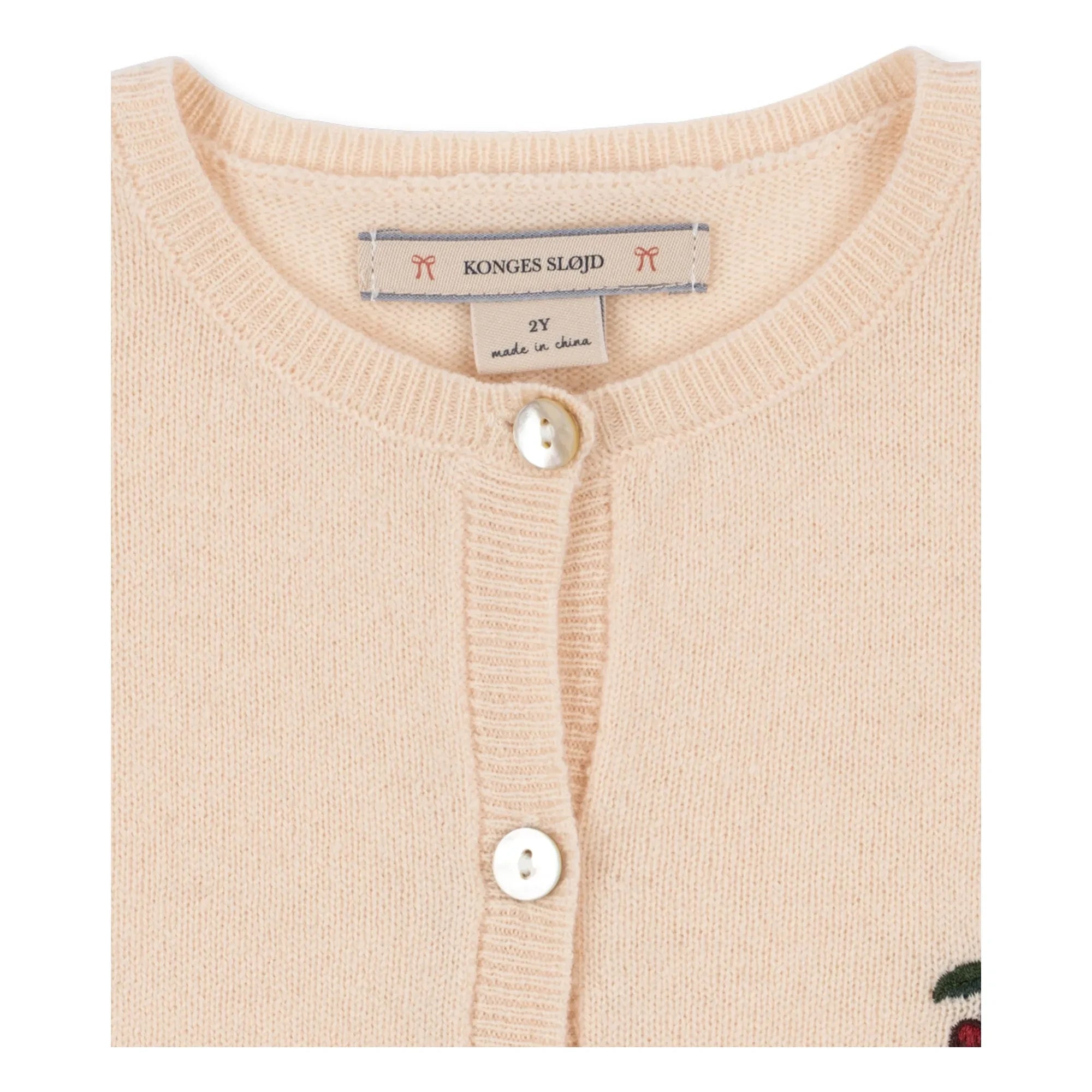 Konges Sløjd - Basi Wollstrickjacke | Creme