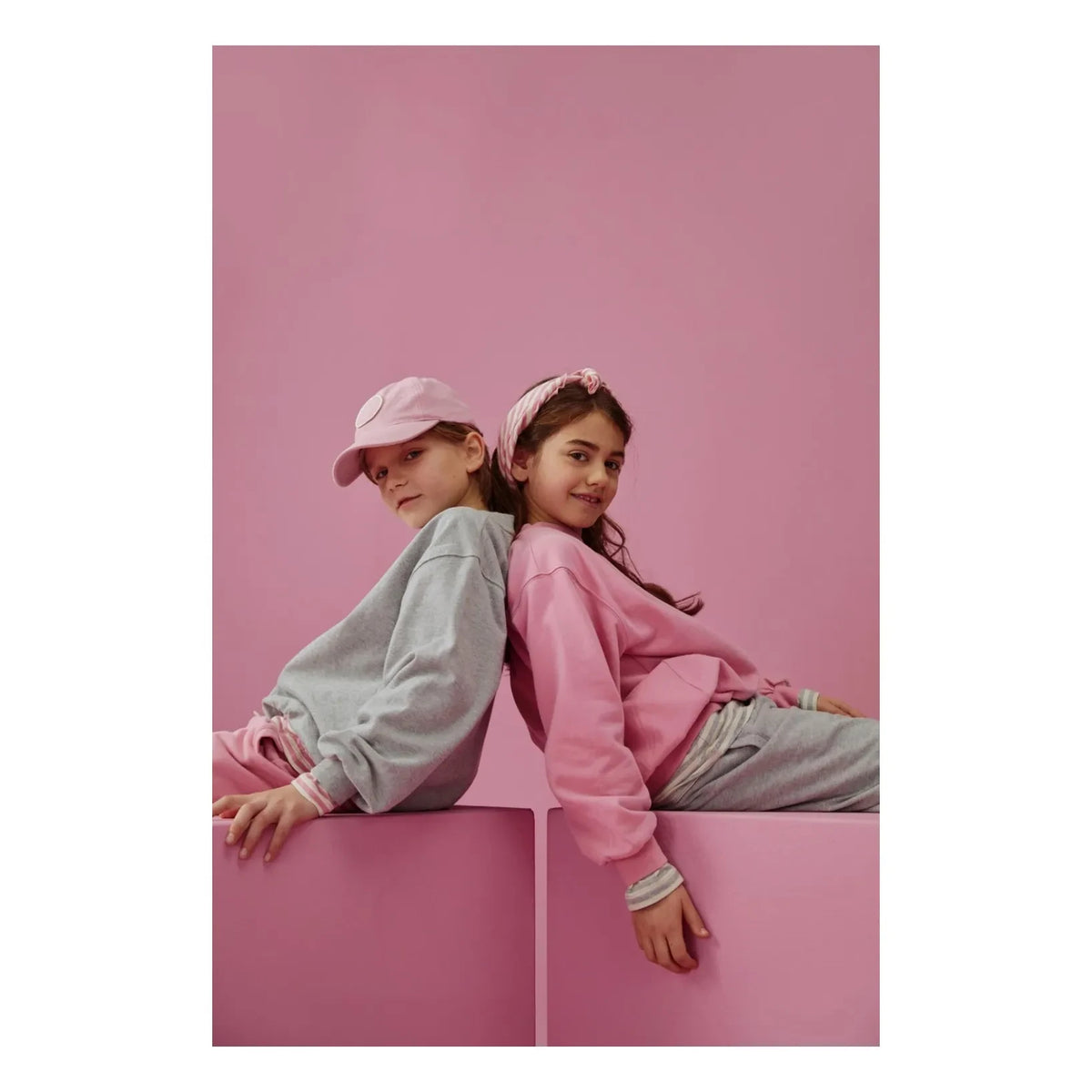 Gray Label - Sudadera de algodón orgánico | Rosa