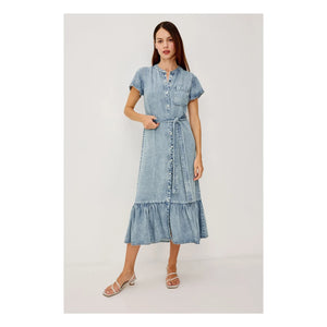 Rails - Kahlo elbise | Denim mavisi