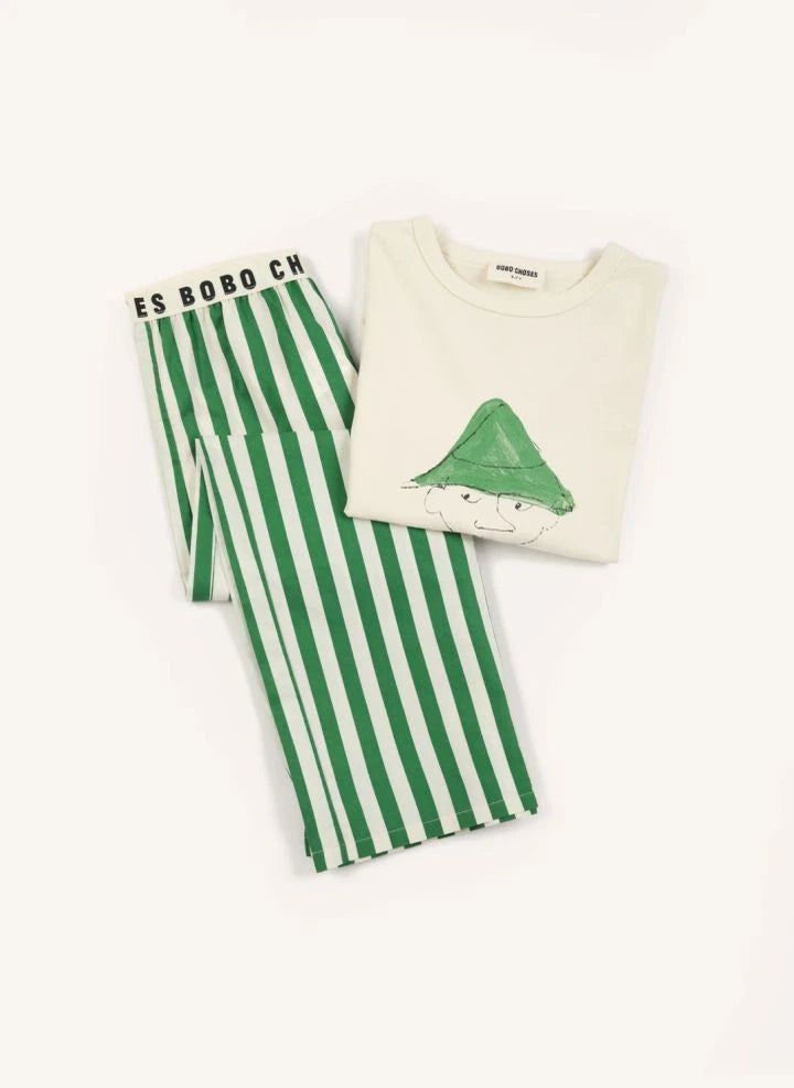 Bobo Choses - Bobo Choses Organic Cotton T-shirt and Pants Set | Green