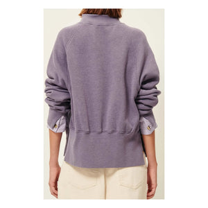 Sessùn - Sudadera de algodón modelo Oliveira | Morado