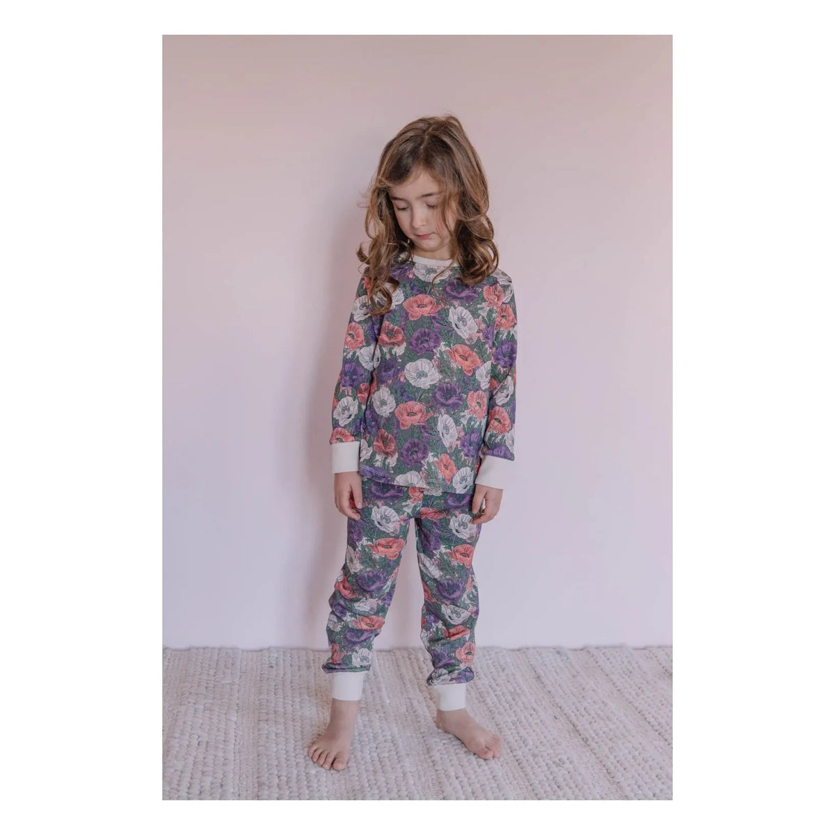 Studio Bohème - Dodo Flowers Organic Cotton Pajama | Purple