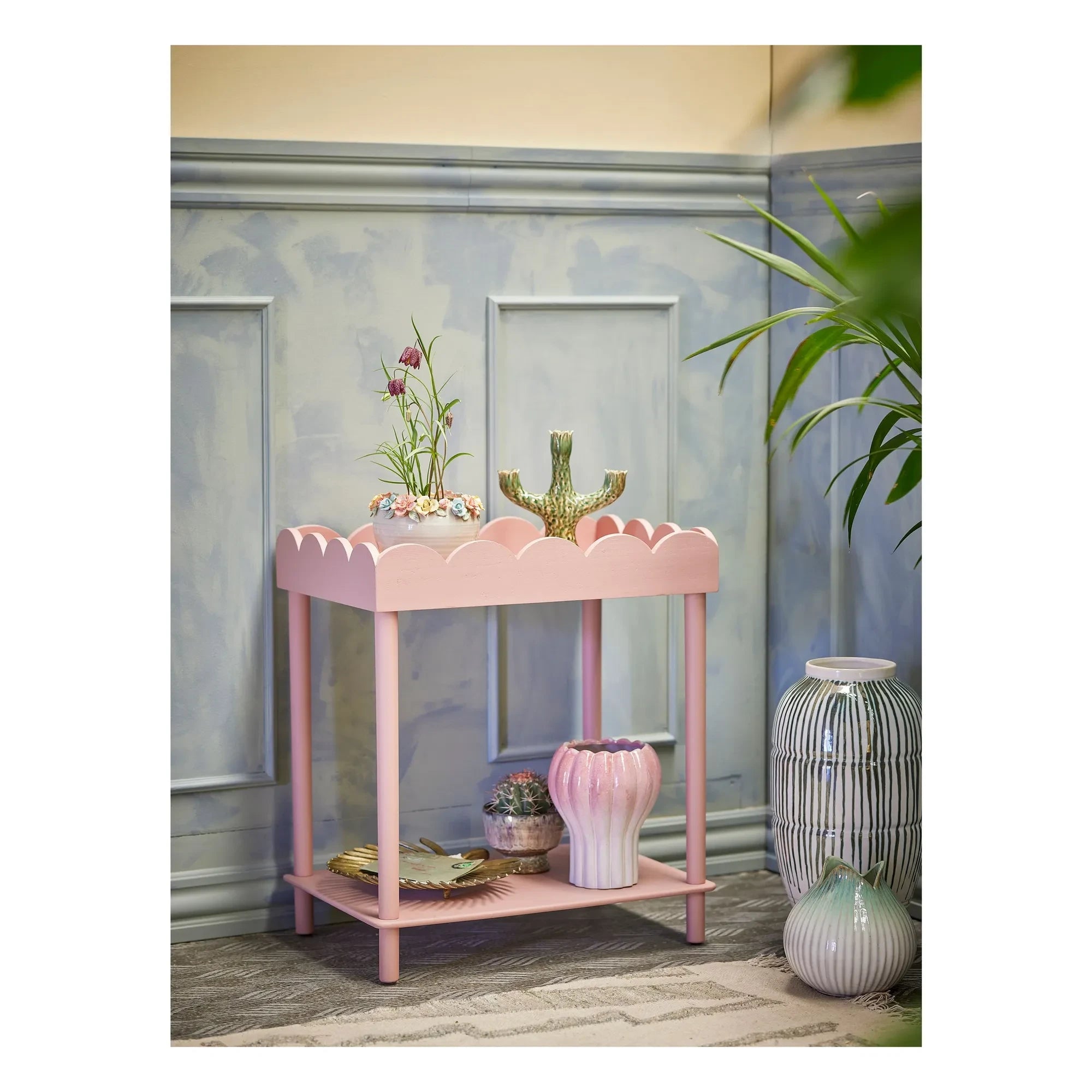 Bloomingville Mini - Isola Yan Sehpa | Pembe