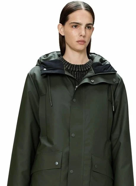 Rains - Uzun Parka Mont Nome W3T3 | Koyu yeşil