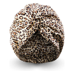 Emily's Pillow – Leopard-Maulbeerseidenturban