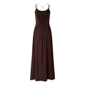Sessùn - Sweet Mambo Recycelte Faser Kleid | Braun