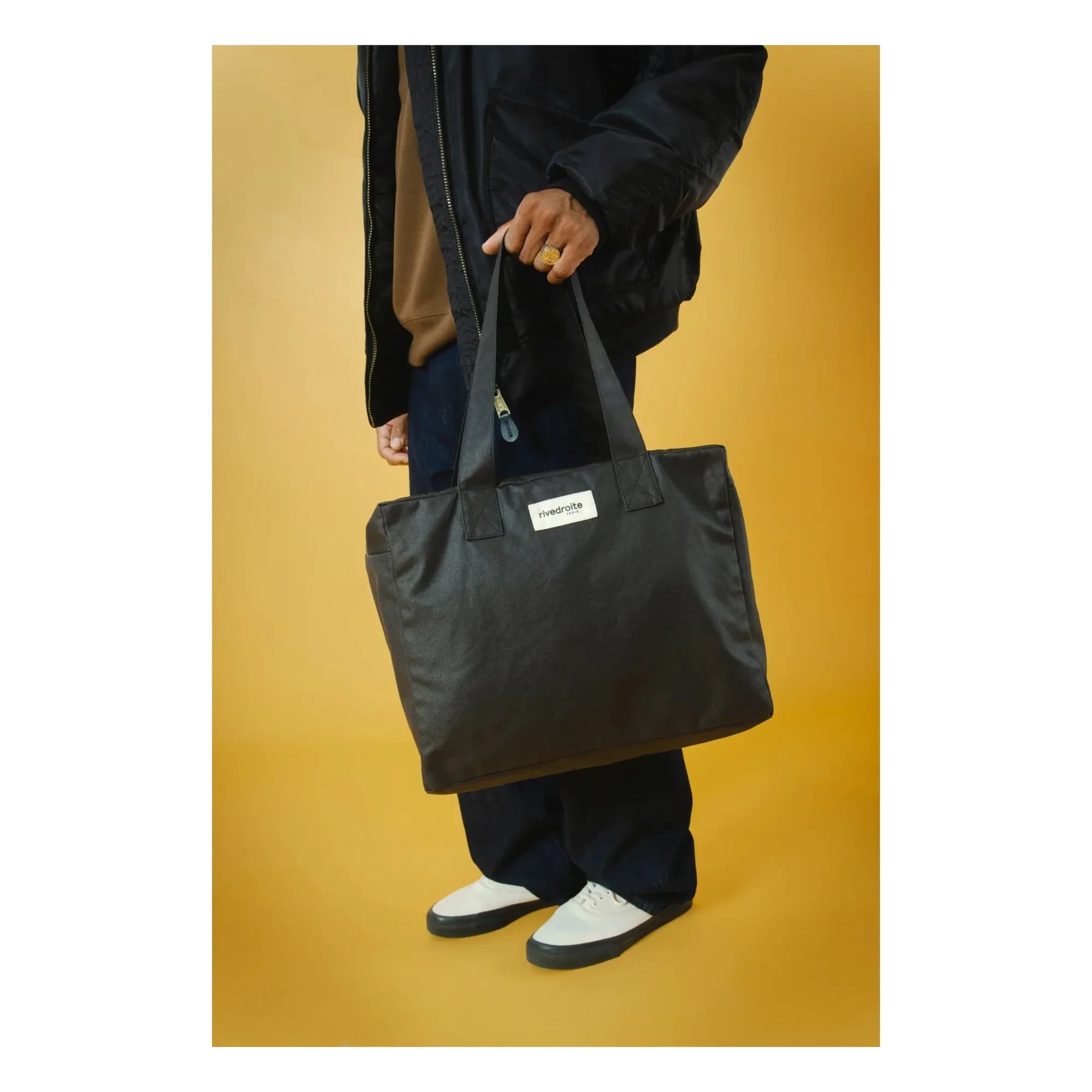 rivedroite - 24 Heures Celestins Gewachste Tasche | Schwarz