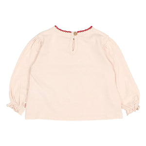 Búho - Kalp Tişört | Açık Pembe