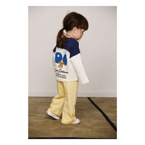 Mini Rodini - Organik pamuk Ping Pong sweatshirt | Beyaz