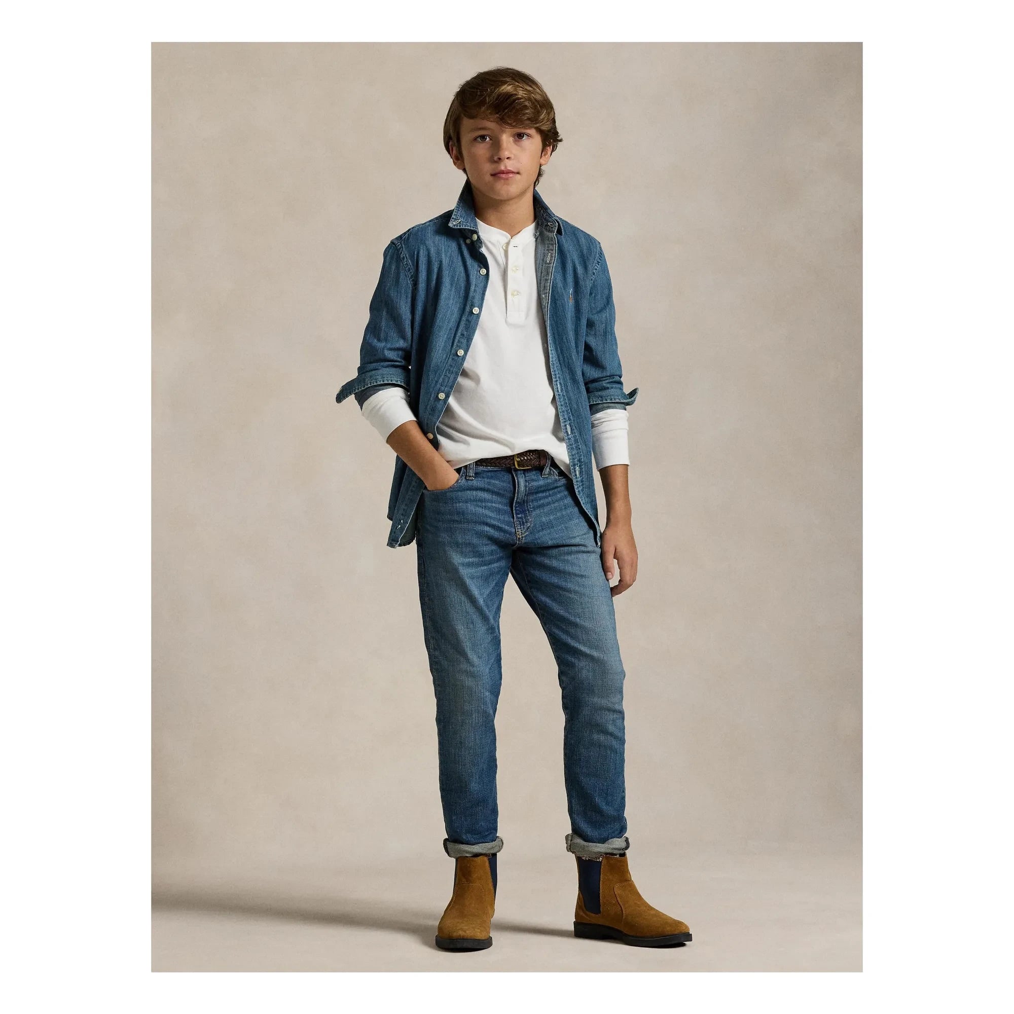 Ralph Lauren - Jean pitillo Sullivan | Denim lavado a la piedra
