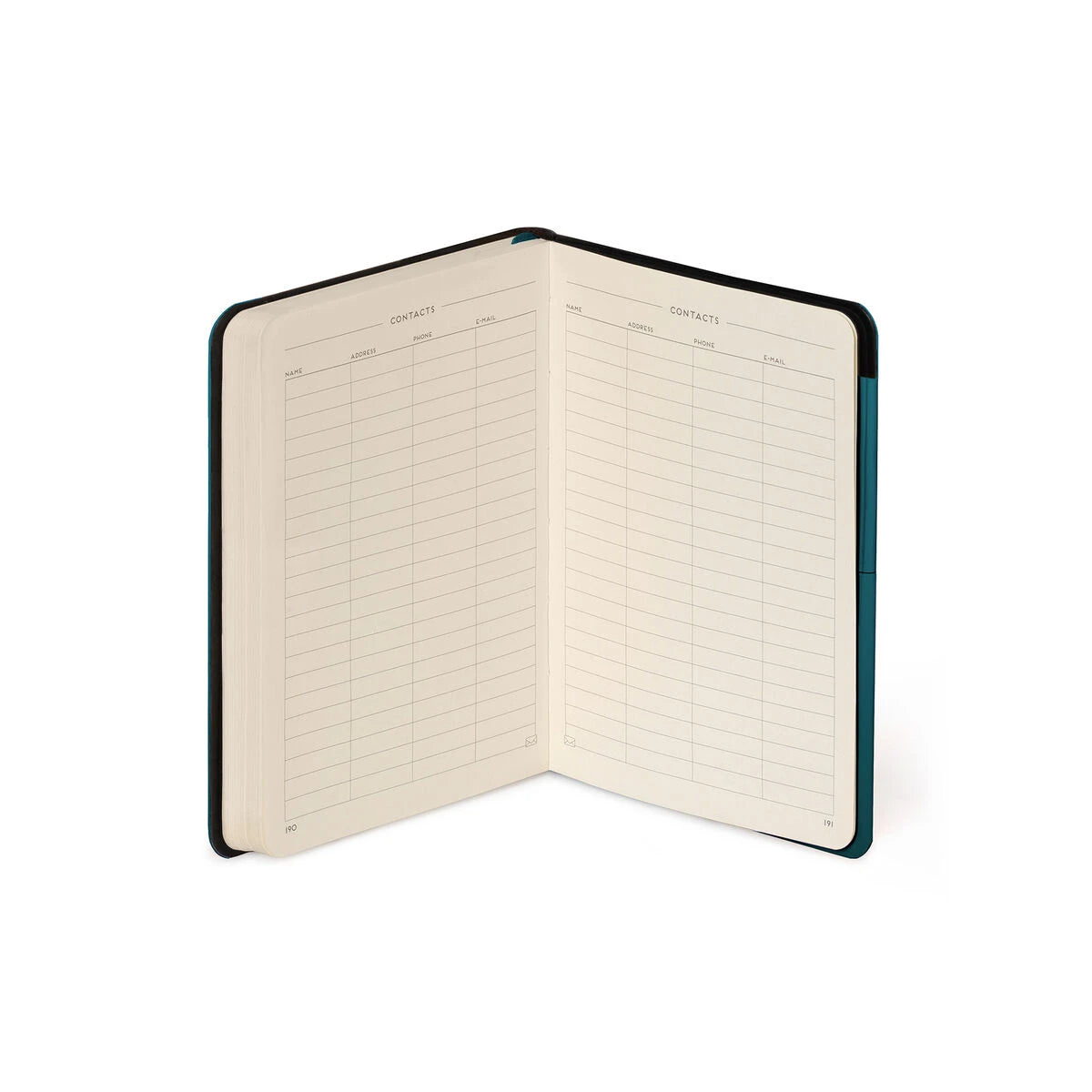 Legami - Lined Notebook with Monochrome Soft Cover - Deep Teal - My Notebook