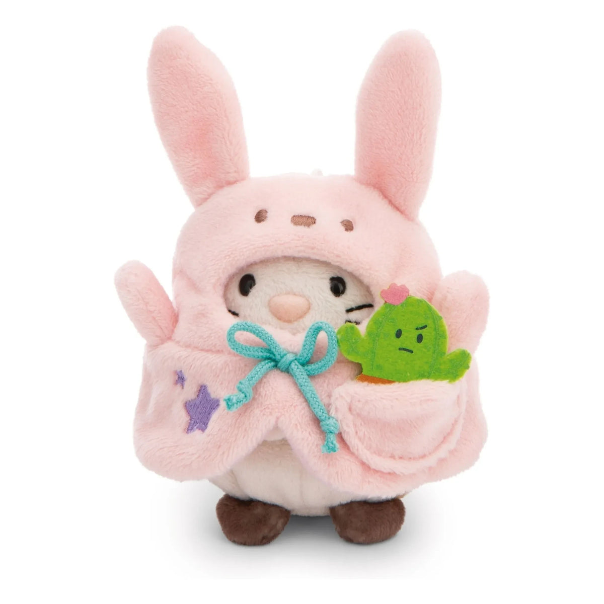 Nici - Angy peluş kedi ve tavşan kılığında | Pembe