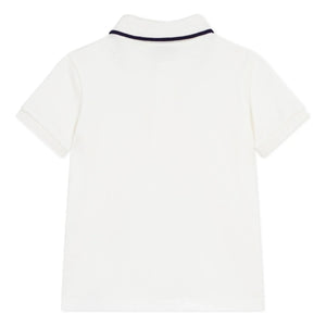 Petit Bateau - Bio-Baumwoll-Polo-Shirt | Weiß