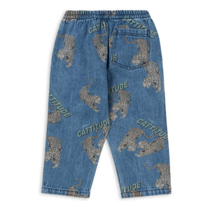 Konges Sløjd - Jeans aus Bio-Baumwolle Cheetahs Magot | Blau