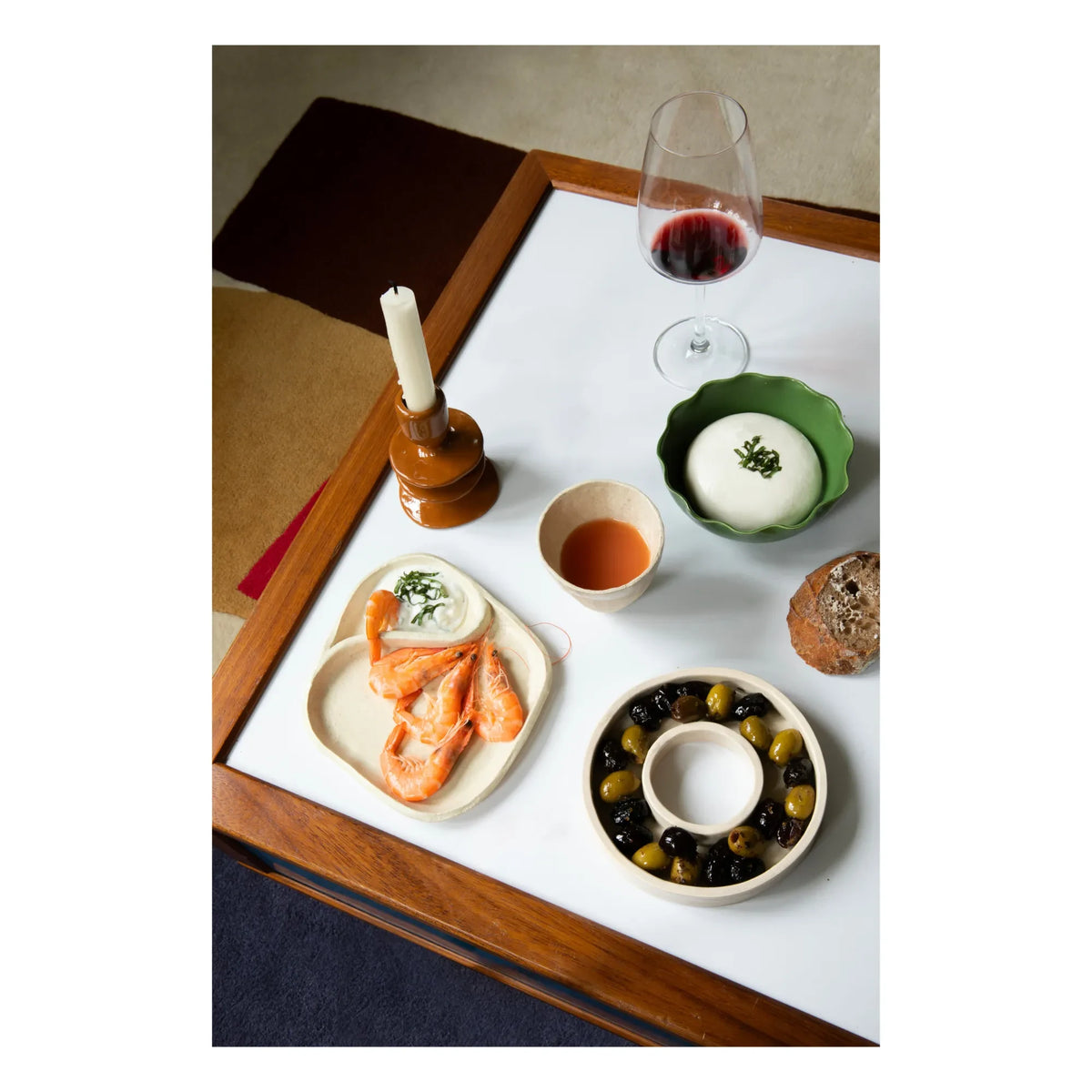 Casa Cecu - Cuenco para aperitivos de gres vidriado | Crema