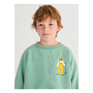 Bobo Choses - Sweat Farm Organik Pamuk | Yeşil