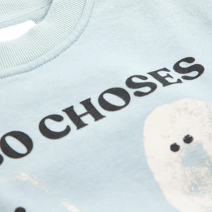 Bobo Choses - Sweat Ghosts Bobo Choses Organik Pamuk Bebek | Açık mavi