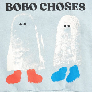 Bobo Choses - Sweat Ghosts Bobo Choses Organik Pamuk Bebek | Açık mavi