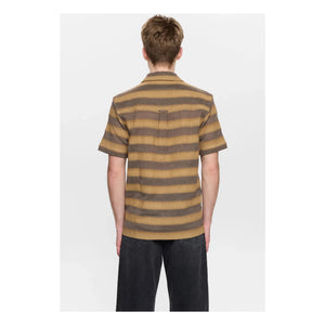 Anerkjendt - Akleander Striped Shirt | Light Brown