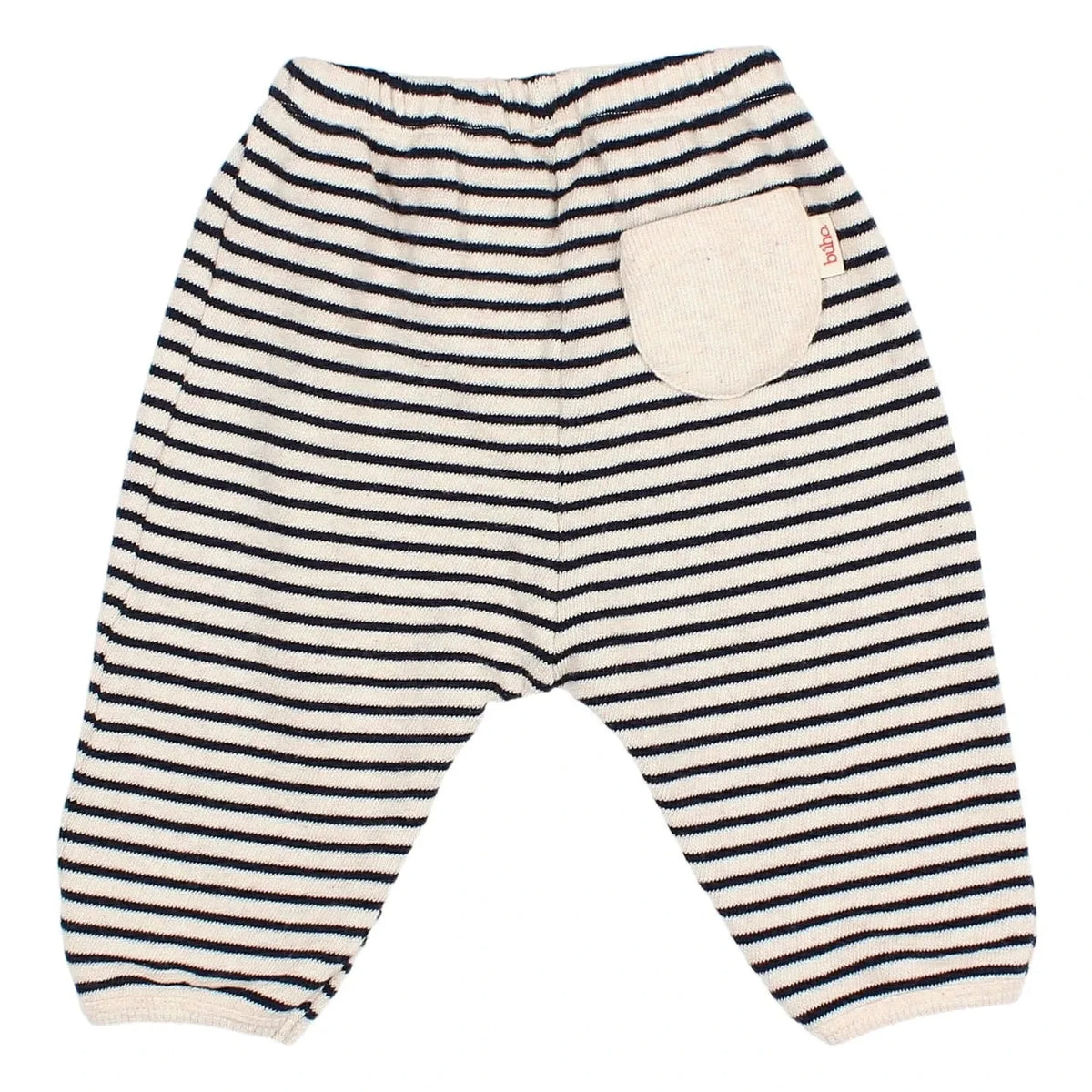 Búho - Leggings con botones a rayas | Azul marino