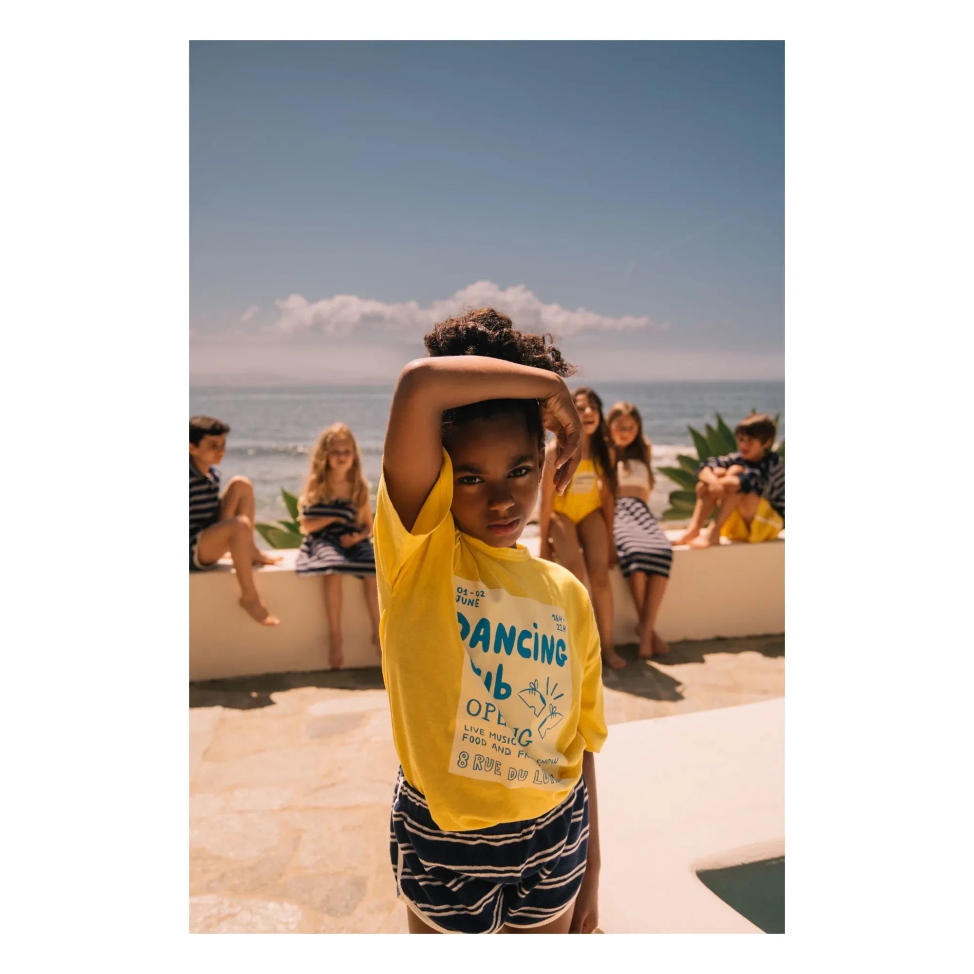We Are Kids - Dylan Dancing Club Tişört Organik pamuk | Sarı